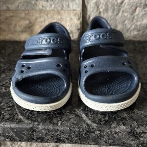 Crocs Kids Navy Sandals size 7
